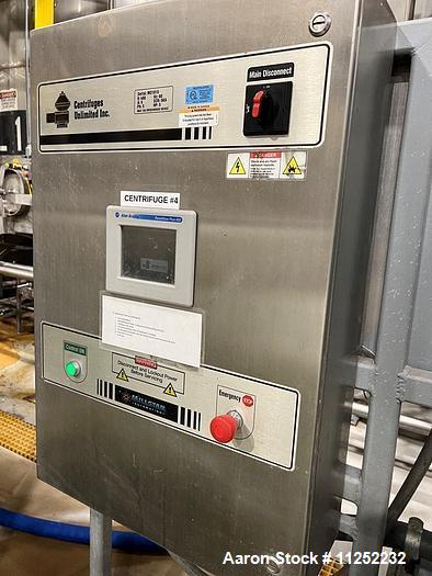 Used- Westfalia Automatic Desluding Disc Centrifuge