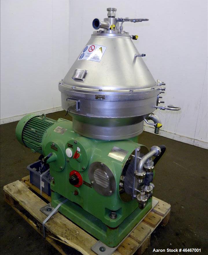 Used Westfalia SC-20-06-076 Desludger Disc Centrifuge