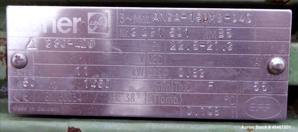 Used Westfalia SC-20-06-076 Desludger Disc Centrifuge