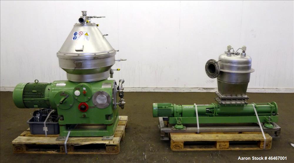 Used Westfalia SC-20-06-076 Desludger Disc Centrifuge