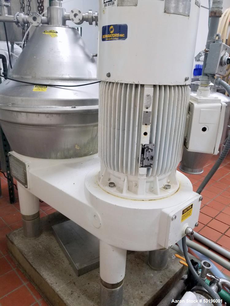 Westfalia Desludger Disc Centrifuge, Model SC-35-06-177.