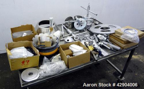 Used GEA Westfalia SC-70-36-777 Desludger Disc Centrifuge. Stainless steel construction (product contact areas), clarifier design (liquid/solids separation), timed solids discharge, centripetal pump ...