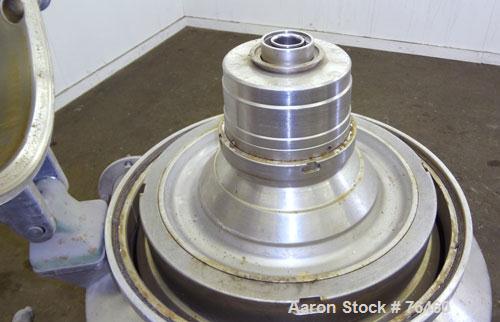 Used- Stainless Steel Westfalia Desludger Disc Centrifuge, VA-35-09-566