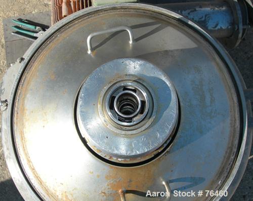 Used Stainless Steel Westfalia Desludger Disc Centrifuge, VA-35-09-566