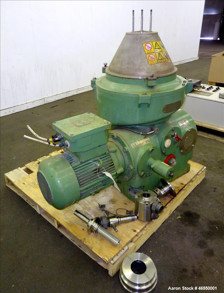 Used Westfalia WSC-25-01-506 Disc Centrifuge