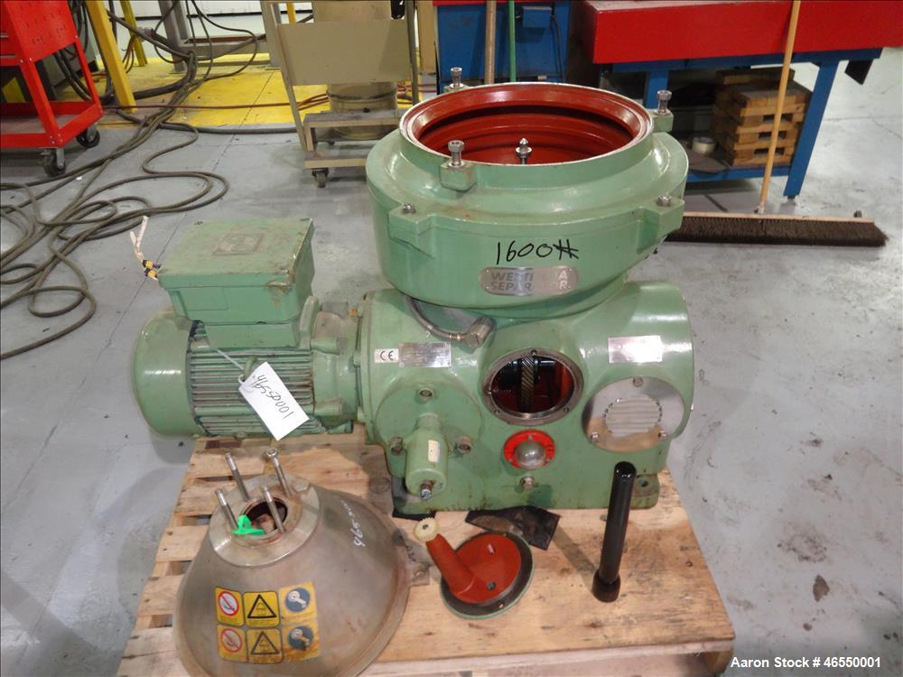Used Westfalia WSC-25-01-506 Disc Centrifuge