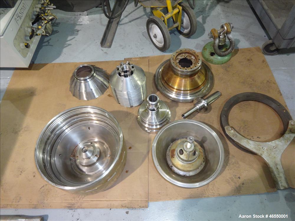 Used Westfalia WSC-25-01-506 Disc Centrifuge