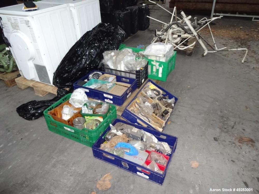 Used GEA-Westfalia OSC-5-02-066/5 Desludger Disc Centrifuge. Stainless steel bowl construction. Max bowl speed 7290 rpm. Separator design (liquid/liquid/solids separation). Light phase centripetal pu...