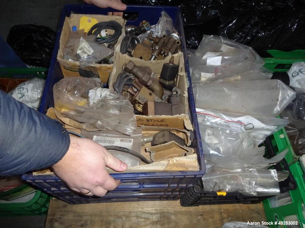 Used GEA-Westfalia OSC-5-02-066/5 Desludger Disc Centrifuge. Stainless steel bowl construction. Max bowl speed 7290 rpm. Separator design (liquid/liquid/solids separation). Light phase centripetal pu...