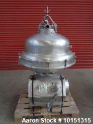 Used- Alfa Laval SRPX-417-HGV-14CH Desludger DIsc Centrifuge.