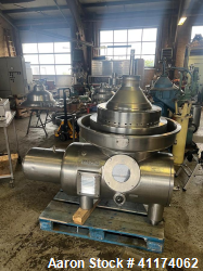 Used GEA Westfalia Desludger Disc Centrifuge – Model MSA-90-01-076