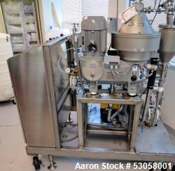 Used-GEA DSE 10-06-077 Self-Cleaning Disc Stack Centrifuge Separator, S/N 96034-221. Bowl VFD Drive, Allen Bradley PLC Panel...