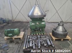 Used Westfalia RSB 150-01-776 Self-Cleaning Disc Stack Centrifuge – 300 TPD, Dual Discharge, CIP, Edible Oils