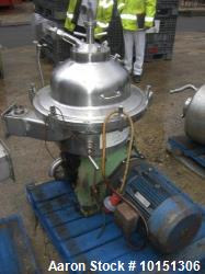 Used- Westfalia SA-20-06-076 Deludger Disc Centrifuge