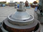 USED: Alfa-Laval AFPX-309-74B desludger centrifuge, 316 stainless steel, separator top feed. Driven by a 30 kw, 3/50/400/440 volt, 1445 rpm direct drive motor. Mounted on a carbon steel base.