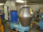 Used-Alfa Laval AX-215S-31B-50 Desludger Disc Centrifuge. 316 stainless steel construction (product contact areas), clarifie...