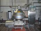 Used Alfa Laval/Tetra Pak BMRPX818-HGV-14C Bactofag Separator, stainless steel, capacity 1236 cubic feet/hour (35,000 liters/hour), bowl speed 4607 rpm.  Motor 49.3 hp/37 kW, 1520 rpm, 415V/3 phase/5...