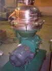 Unused-RECONDITIONED: Alfa Laval BRPX-213-SGV-15-60 desludger disc centrifuge316 stainless steel construction on product contact areas.  Separatordesign, bowl wear port liners, heavy phase is gravity...
