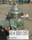 USED: Alfa-Laval brpx-309-34s desludger, two phase clarifier in stainless construction, flange mtd motor, 11 kw, 3/50/380, inlet & discharge piping.