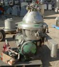 USED: Alfa-Laval brpx-309-34s desludger, two phase clarifier in stainless construction, flange mtd motor, 11 kw, 3/50/380, i...