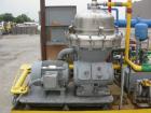 USED: Alfa Laval BRPX-313 desludger disc centrifuge, model BRPX-313X6D-75-6014267-6, 329 stainless steel construction on product contact areas. Separator design, light phase centripetal pump liquid d...