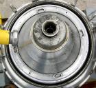 USED: Alfa Laval BRPX-313 desludger disc centrifuge, model BRPX-313X6D-75-6014267-6, 329 stainless steel construction on product contact areas. Separator design, light phase centripetal pump liquid d...