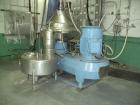 Used-Alfa Laval BRPX-417-SFV-31C-60 Desludger Disc Centrifuge. Stainless steel construction (product contact areas), clarifi...
