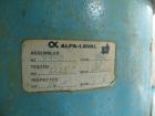 USED: Alfa Laval BRPX-417-SFV-31CGL desludger disc centrifuge, 316 stainless steel construction on product contact areas. Clarifier design, centripetal pump liquid discharge, timed solid discharge, b...