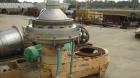 Used-Alfa Laval BRPX-417-SFV-31CGL-60 Desludger Disc Centrifuge. 316 stainless steel construction (product contact areas), m...