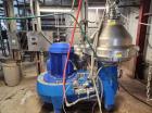 Used- Alfa Laval Desludger Disc Automatic Centrifuge, Model BRPX-417. Stainless steel construction (product contact areas). ...
