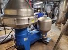 Used- Alfa Laval Desludger Disc Automatic Centrifuge, Model BRPX-417. Stainless steel construction (product contact areas). ...