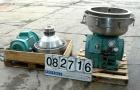 USED: Alfa Laval BRPX-213-SFV-34C desludger disc centrifuge. 316/329 stainless steel construction on product contact areas, clarifier design. Max bowl speed 1420-1500 rpm. Direct driven by an 18.5 kw...