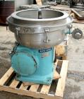 USED: Alfa Laval BRPX-213-SFV-34C desludger disc centrifuge. 316/329 stainless steel construction on product contact areas, clarifier design. Max bowl speed 1420-1500 rpm. Direct driven by an 18.5 kw...