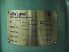 Used Alfa Laval separator, disc automatic centrifuge, model BTPX-205-SGD35.