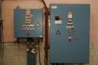 Used Alfa Laval CHPX-517-SGV-35CG Desludger Disc Centrifuge. 316 stainless steel construction on product contact areas, clarifier design, centripetal pump liquid discharge, timed solids discharge, wa...