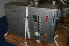 Used Alfa Laval HMRPX-518-HGV-74-50 Desludger Disc Centrifuge. Stainless steel construction (product contact areas), max bowl speed 3850 rpm, hermetic design, centripetal pump liquid discharge, direc...