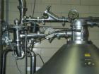 Used Alfa Laval HMRPX-518-HGV-74-50 Desludger Disc Centrifuge. Stainless steel construction (product contact areas), max bowl speed 3850 rpm, hermetic design, centripetal pump liquid discharge, direc...