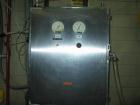 Used Alfa Laval HMRPX-518-HGV-74-50 Desludger Disc Centrifuge. Stainless steel construction (product contact areas), max bowl speed 3850 rpm, hermetic design, centripetal pump liquid discharge, direc...