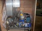 Used Alfa Laval LAPX-404-SGP-31G Desludger Disc Centrifuge. Stainless steel construction (product contact areas), max bowl speed 9300 rpm, clarifier deign (liquid/solids separation), centripetal pump...