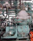 Used Diesel Engine Fuel Treatment System consisting of: (2) Alfa Laval model MAPX-205 TGT-24-60HZ disc bowl centrifuges, bowl speed 1700-1800 rpm, self-cleaning design feature for solids discharge, b...