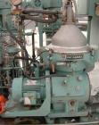 USED: Diesel engine fuel treatment system consisting of: (2) Alfa Laval model MAPX-205 TGT-24-60HZ disc bowl centrifuges, bowl speed 1700-1800 rpm, self-cleaning design feature for solids discharge, ...