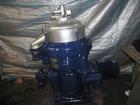 USED: Alfa Laval MOPX-207-SGT-14-60 desludger disc centrifuge.Stainless steel/aluminum construction on product contact areas,separator design, direct drive configuration, approximate 10 hpdrive motor.