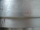 USED: Alfa Laval MRPX-214-TGC desludger disc centrifuge, stainless steel construction on product contact areas. Clarifier design, centripetal pump liquid discharge, direct drive configuration, approx...