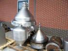 Used Alfa Laval MRPX-318 HGV-74C Milk Separator.  Stainless steel construction (product contact areas), stainless steel on product contact parts.  Concentrator/separator design, centripetal pump liqu...