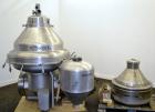 Used Alfa Laval MRPX318TGV-74C/4260-2 centrifuge. 329 Stainless steel construction on product contact areas, direct drive configuration, 30 kw drive motor, 380/3/50. Incl. sludge tank.