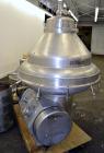 Used Alfa Laval MRPX318TGV-74C/4260-2 centrifuge. 329 Stainless steel construction on product contact areas, direct drive configuration, 30 kw drive motor, 380/3/50. Incl. sludge tank.