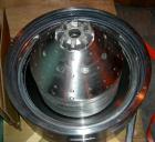 Used Alfa Laval MRPX-410-TGD-74 Desludger Disc Centrifuge. 329 Stainless Steel Construction on Product Contact Areas. Concentrator design, light and heavy phase centripetal pumps, timed solids discha...