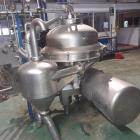 Used Alfa Laval SRPX-417 HGV-14CH Desludger Disc Centrifuge. 316 Stainless steel construction (product contact areas), separator design liquid/liquid/solids. Bottom feed design, flange drive motor, 1...