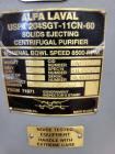 Used Alfa Laval Vertical Disc Stack Centrifuge – Model USPX 204SGT-11CN-60, 8500 RPM, 3 HP, Refurbished