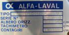 Used Alfa-Laval VNPX-407-SGT-34-50 Desludger Disc Centrifuge